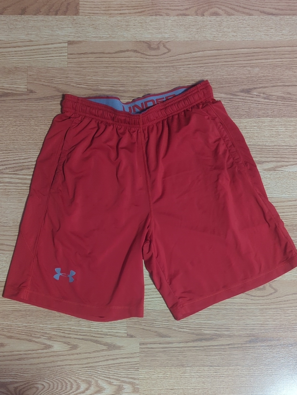 Under Armour Red Men's Performance Athletic Shorts